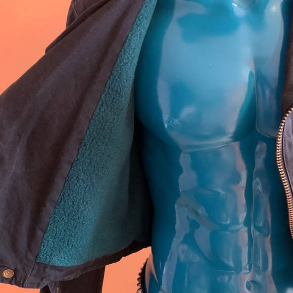 New wave/ Punk/ Goth/ 80’s Biker cotton-fabric jacket - Picture 7 of 12